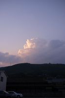 夏から秋に変わる過渡期の夕空