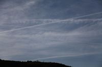 冬空に変な雲が出ていたので撮影したが