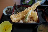 穴子の一本揚げ丼